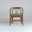【山茶花家具】藤餐椅-藤條結構 室內椅DC112(原木色餐椅)