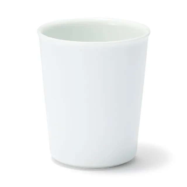 【MUJI 無印良品】白磁漱口杯 約直徑6.8x高8cm 約160ml