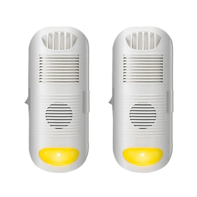 【Digimax】DP-3D6 強效型負離子空氣清淨機2入(中和異味 驅蚊黃光小夜燈)