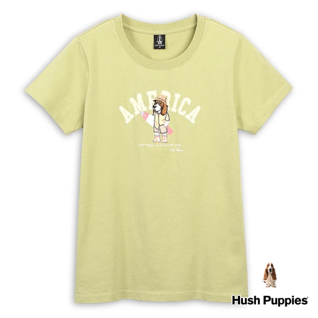 Hush Puppies 男裝 外套 機能防潑水休閒刺繡小狗