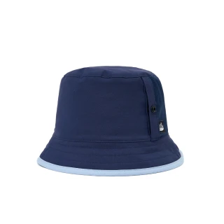 【The North Face】帽子 漁夫帽 運動帽 遮陽帽 CLASS V REVERSIBLE BUCKET HAT 藍 NF0A7WGYU5I
