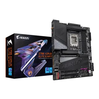 【GIGABYTE 技嘉】Z790 AORUS ELITE X WIFI7 主機板+Intel Core i9-14900KS 處理器(149KS-1組合)