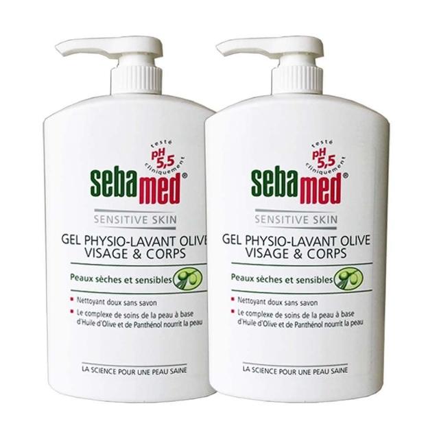 【SEBAMED】橄欖潔膚露1000ml 兩入組(大容量超值組合 平行輸入)