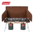 【Coleman】POWERHOUSE瓦斯雙口爐(露營瓦斯爐 防風爐)