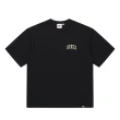 【Dickies】男女款黑色純棉胸前簡約品牌Logo印花休閒舒適短袖T恤｜DK012902J39