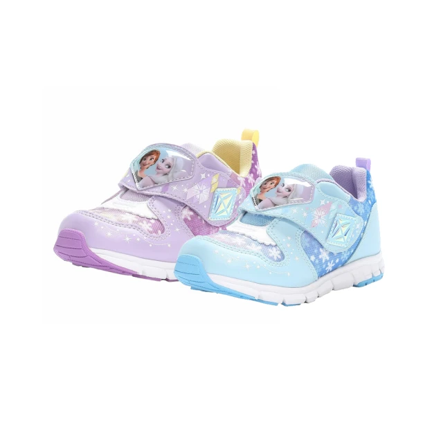 MOONSTAR 月星 迪士尼冰雪奇緣童鞋(紫、藍)優惠推薦