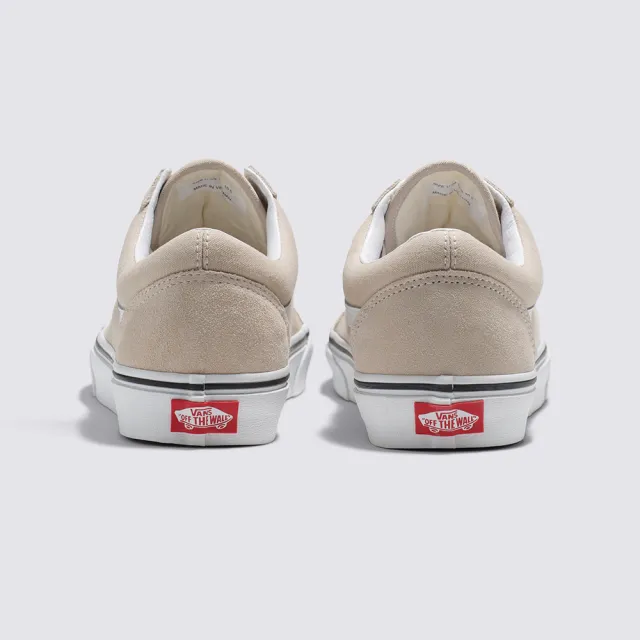 【VANS 官方旗艦】Old Skool 男女款奶茶色滑板鞋/休閒鞋/帆布