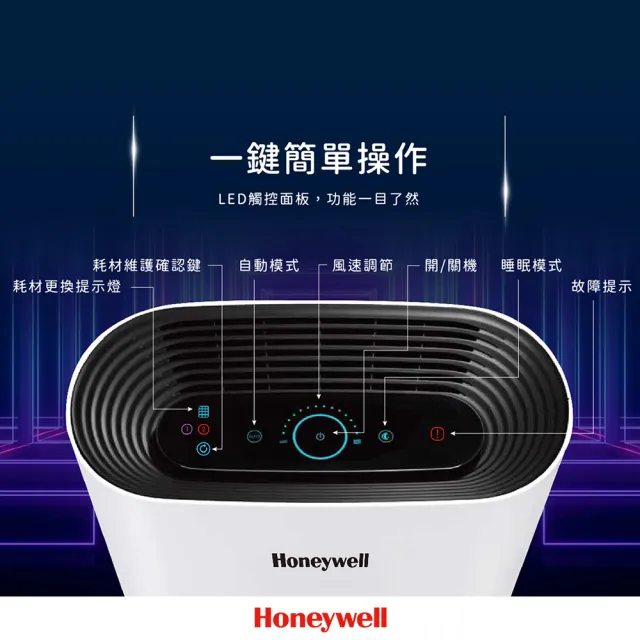 【福利品★美國Honeywell】Air Touch X305 空氣清淨機(X305F-PAC1101TW)