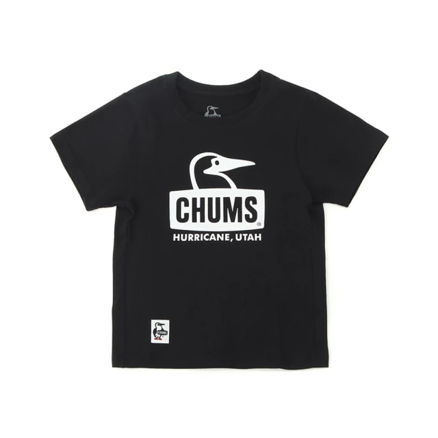 CHUMS CHUMS 休閒 童Kids Booby Face T-Shirt短袖上衣 黑/白(CH211281K004)