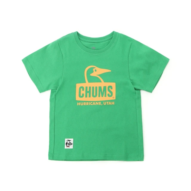 CHUMS CHUMS 休閒 童Kids Booby Face T-Shirt短袖上衣 綠色(CH211281M001)