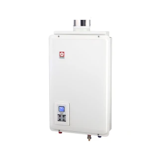 【SAKURA 櫻花】屋內型強制排氣數位平衡熱水器SH-1680 16L(NG1/FE式 原廠安裝)
