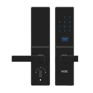 【VOC】X7S 聯網型五合一把手式電子鎖 (遠端手機開門│指紋│卡片│密碼│鑰匙/含安裝)