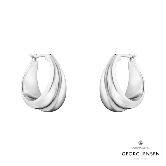 【Georg Jensen 官方旗艦店】CURVE 耳環(銀飾 耳環)