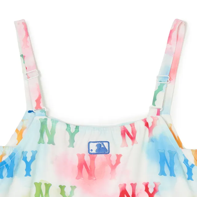 【MLB】童裝 連身裙 MONOGRAM系列 紐約洋基隊(7FOPM0343-50WHS)