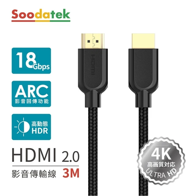 4K 高畫質 HDMI影音訊號傳輸線-3M 推薦