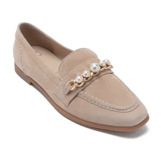 【Pineapple Outfitter】MAHLER 羊皮珍珠鍊樂福鞋(絨卡其)