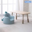 【kidus】實木100公分兒童遊戲桌椅組花生桌一桌一椅HS3100+SF00X(兒童桌椅 學習桌椅 繪畫桌椅)