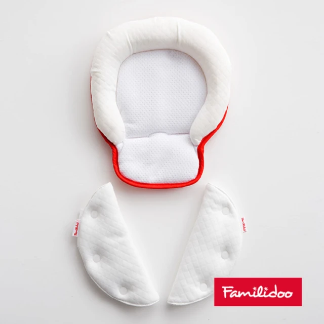 【Familidoo 法米多】嬰兒頭枕&肩帶保護套(嬰兒車/汽車座椅適用)