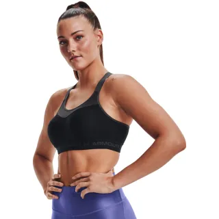 【UNDER ARMOUR】UA官方直營 女 Armour Crossback高衝擊運動內衣_1355109-001(黑色)