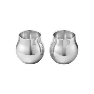 【Georg Jensen 官方旗艦店】CAFU 餐燭架二件組(不鏽鋼)