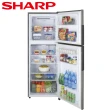 【SHARP 夏普】315L一級能效奈米銀觸媒脫臭變頻右開雙門冰箱(SJ-HY32-SL)