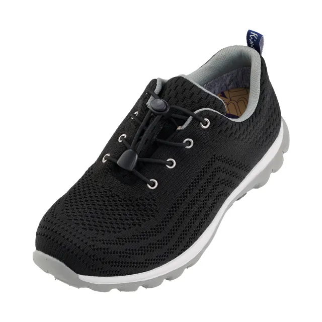 【Kimo】專利防水-飛織束口機能防水鞋 女鞋(黑色 KBDSF078023)