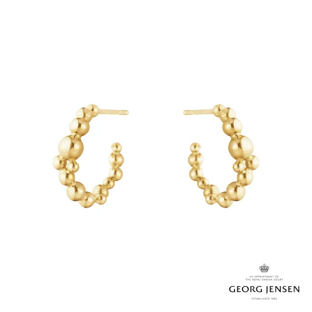 【Georg Jensen 官方旗艦店】MOONLIGHT GRAPES 耳環(18K黃金 耳環)