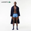 【LACOSTE】男裝-品牌休閒內褲3件組(深藍/白/淺藍)