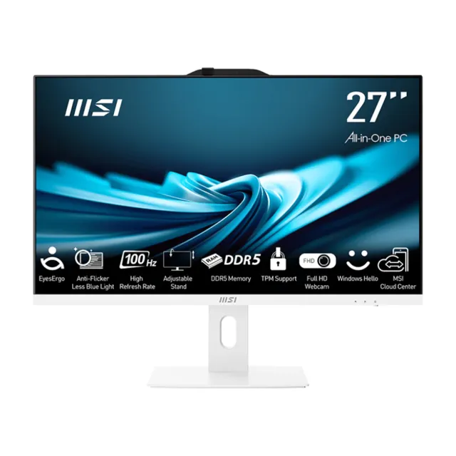 【MSI 微星】27型i5十核液晶特仕電腦(PRO AP272P 13MA-478TW-SP5/i5-13400/32G/1TB+1TB/W11P)