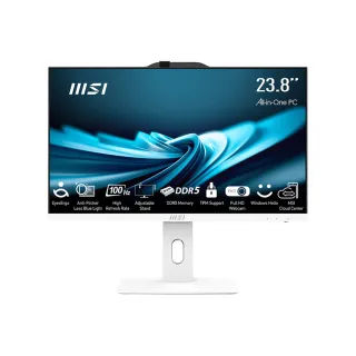 【MSI 微星】24型i3四核液晶特仕電腦(PRO AP242P 14M-625TW-SP1/i3-14100/16G/512G SSD/W11)