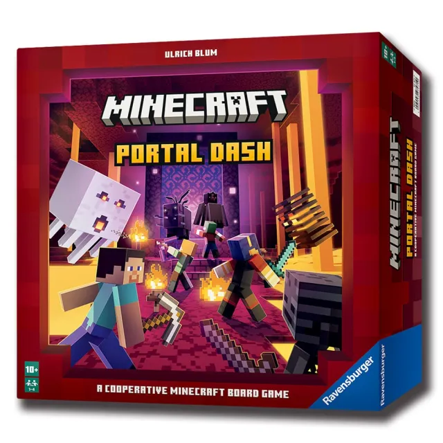 【新天鵝堡桌遊】當個創世神：衝出地獄門MINECRAFT: PORTAL DASH(全家一起來/越多人越好玩/送禮最大方)