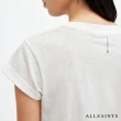 【ALLSAINTS】ANNA 公羊頭骨品牌標素面純棉短袖T恤-白 WM111S(常規版型)