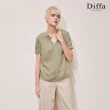 【Diffa】荷葉領設計上衣-女