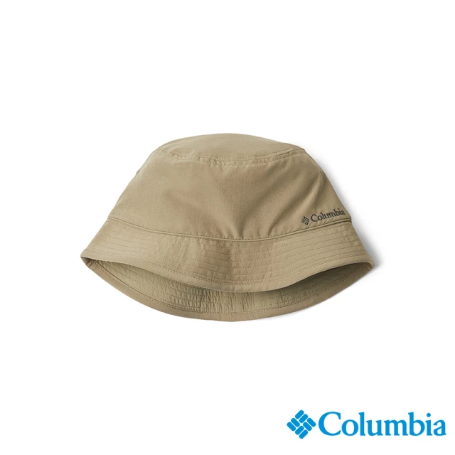 【Columbia 哥倫比亞 官方旗艦】中性-Pine Mountain™UPF50防潑水漁夫帽-卡其(UCU95350KI/IS)