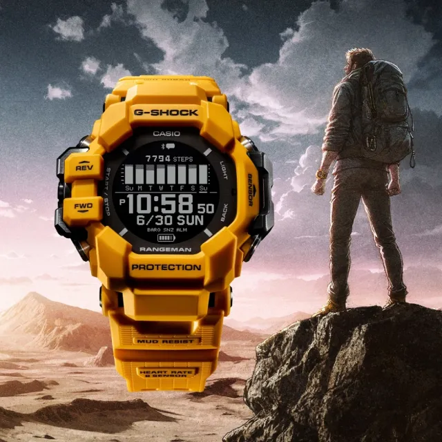 【CASIO 卡西歐】G-SHOCK MASTER of G系列 多功能電子腕錶 錶 週年慶 雙11 (GPR-H1000-9)
