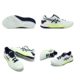 【asics 亞瑟士】網球鞋 GEL-Resolution 9 女鞋 綠 藍 法網配色 緩震 抓地 運動鞋 亞瑟士(1042A208301)