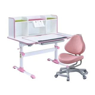 【SingBee 欣美】寬120cm 兒童桌椅組SBD-507A+168(書桌椅 兒童桌椅 兒童書桌椅 升降桌)