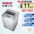 【SANLUX 台灣三洋】11KG定頻洗衣機(SW-11NS3)