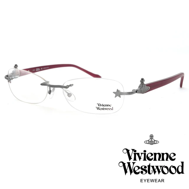Vivienne Westwood 經典土星設計光學鏡框(紫 VW12204)