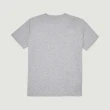 【Hang Ten】男裝-基本款BCI純棉素色V領腳丫短袖T恤(銀灰花紗)