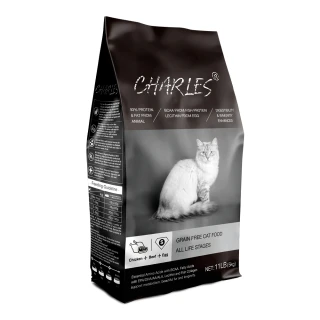 【CHARLES】查爾斯無穀貓糧 5kg 全齡貓 牛肉+雙鮮凍乾(貓飼料 無穀飼料 寵物飼料)
