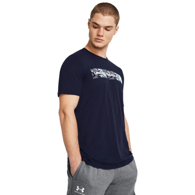 UNDER ARMOUR 男 Training Graphics 短袖T-Shirt_1376830-410(藍色)