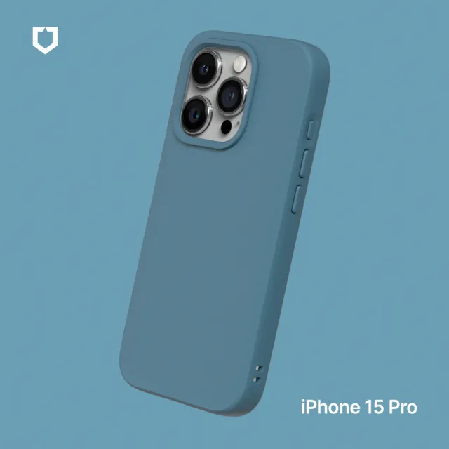 【RHINOSHIELD 犀牛盾】iPhone 15 Pro 6.1吋 SolidSuit 經典防摔背蓋手機保護殼(獨家耐衝擊材料)