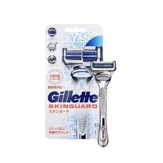 【Gillette 吉列】紳適刮鬍刀組(刀架x1+刀片x10)