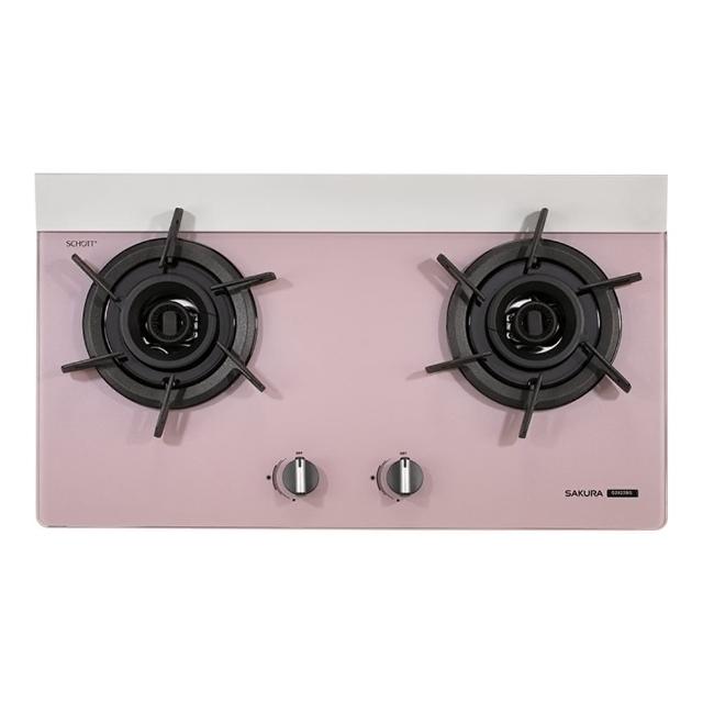 【SAKURA 櫻花】二口雙炫火玻璃檯面瓦斯爐(G-2922BG NG1/LPG 全省安裝)