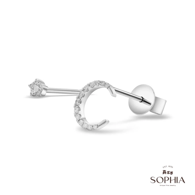蘇菲亞珠寶 18K金 諾瑪 鑽石耳環
