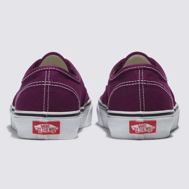【VANS 官方旗艦】Authentic 男女款紫紅色滑板鞋/休閒鞋