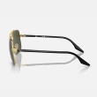 【RayBan 雷朋】雙槓金屬太陽眼鏡(RB3699-900031 59mm)