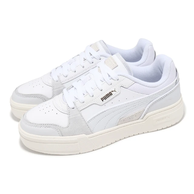 PUMA 休閒鞋 CA Pro Lux III 男鞋 女鞋 灰 白 麂皮 厚底 復古 情侶鞋(395203-12)