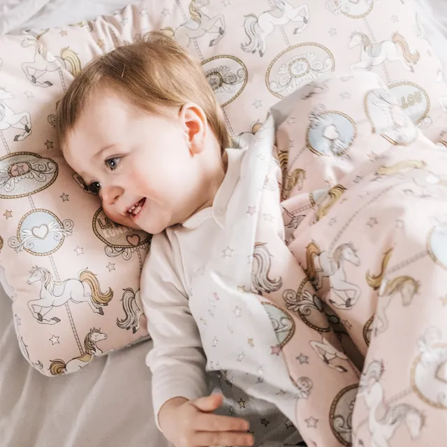 【La Millou】竹纖涼感嬰兒包巾+竹纖涼感小童方枕嬰兒枕(多款可選-贈送禮提袋)